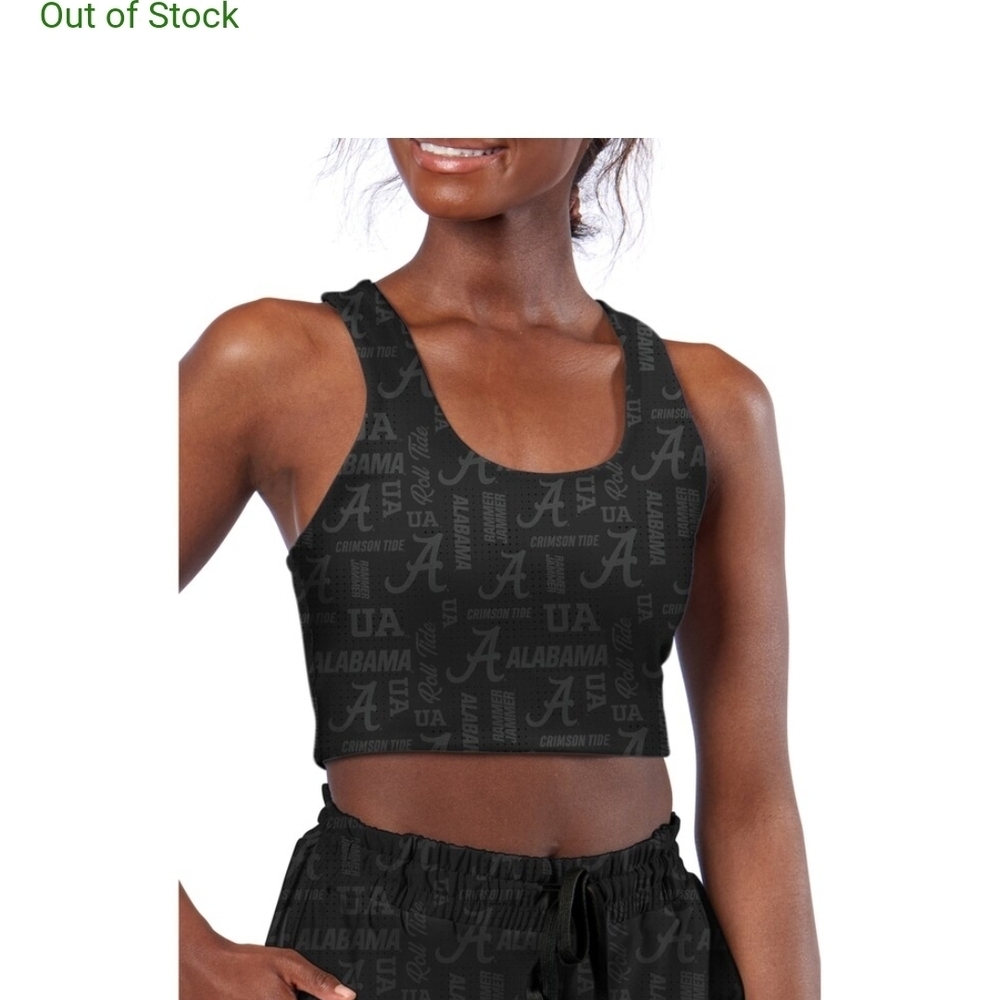 Womens Certo Tennessee Volunteers Reversible Sports Bra Size XLARGE Black Orange